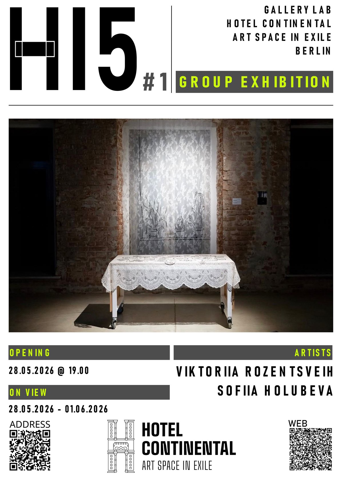 HI5 #1 Exhibition Poster